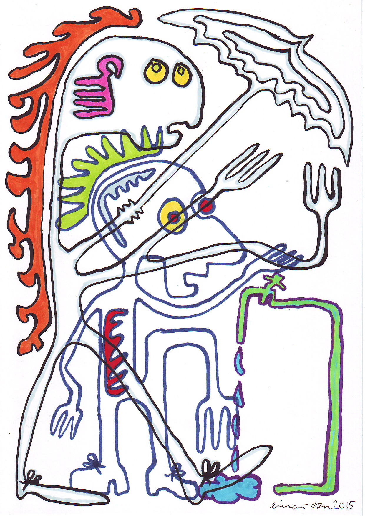 einar örn art